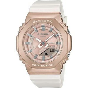 ROOK JAPAN:CASIO G-SHOCK WEB-EXCLUSIVE METAL COVERED WHITE & PEACH GOLD LADIES WATCH GM-S2100CW-7AJF,JDM Watch,Casio G-Shock