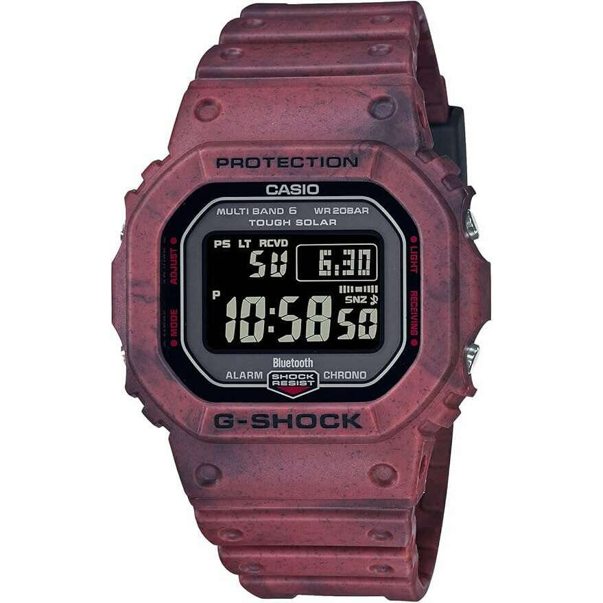 ROOK JAPAN:CASIO G-SHOCK SAND LAND SERIES BLUETOOTH RADIO SOLAR RED DIGITAL MEN WATCH GW-B5600SL-4JF,JDM Watch,Casio G-Shock