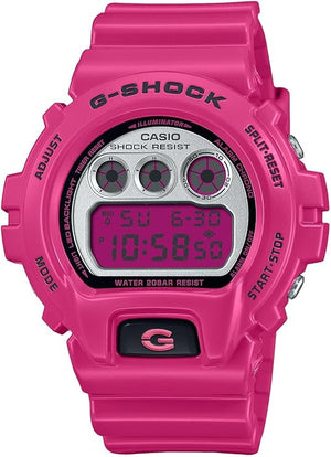 CASIO G-SHOCK CRAZY COLORS 2024 SHOCKING PINK DIGITAL MEN WATCH DW-6900RCS-4JF