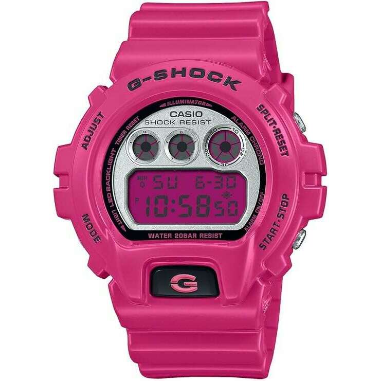 ROOK JAPAN:CASIO G-SHOCK CRAZY COLORS 2024 SHOCKING PINK DIGITAL MEN WATCH DW-6900RCS-4JF,JDM Watch,Casio G-Shock