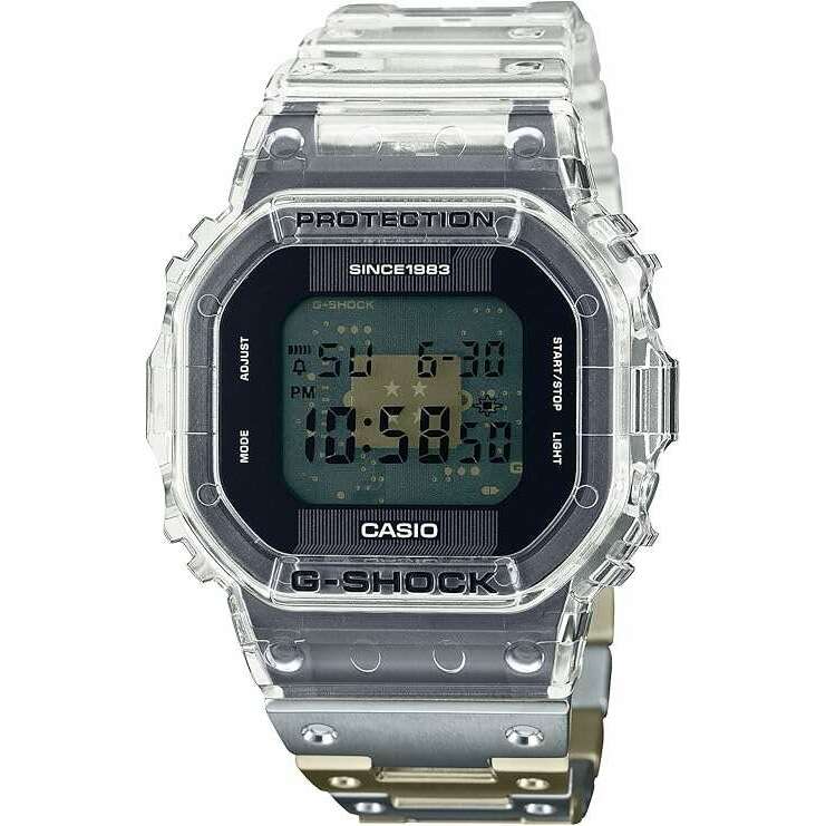 ROOK JAPAN:CASIO G-SHOCK 40TH ANNIVERSARY CLEAR REMIX DIGITAL MEN WATCH DWE-5640RX-7JR,JDM Watch,Casio G-Shock