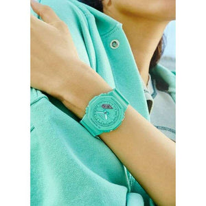 ROOK JAPAN:CASIO G-SHOCK MID-SIZE MODEL ANALOG DIGITAL DIAL TURQUOISE BLUE LADIES WATCH GMA-P2100-2AJF,JDM Watch,Casio G-Shock