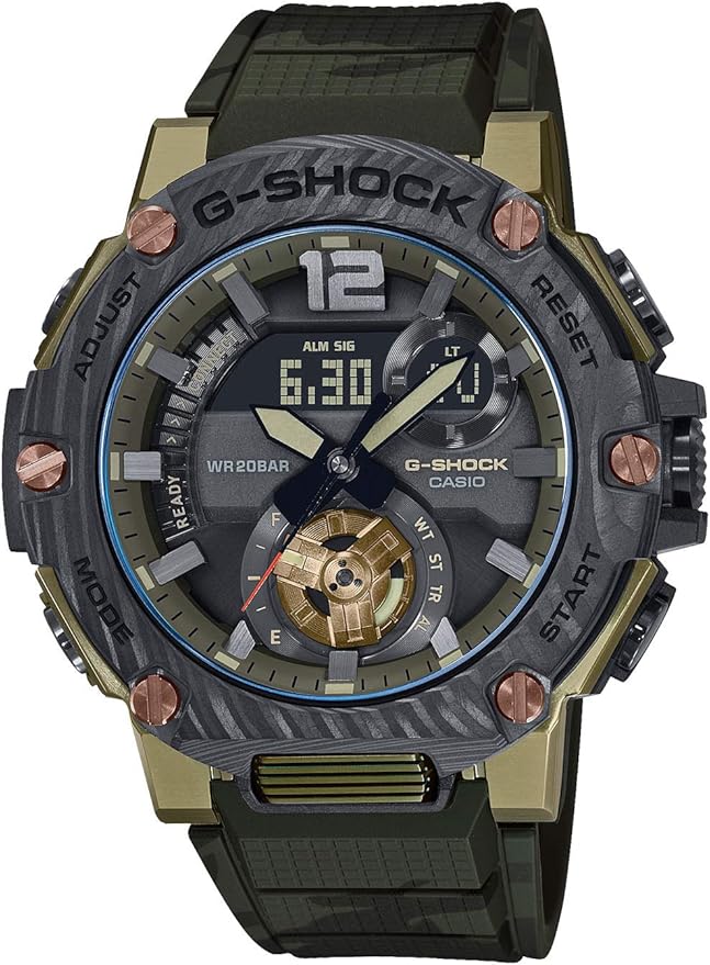 CASIO G-SHOCK G-STEEL SMARTPHONE LINKED KHAKI CAMOUFLAGE MEN WATCH GST-B300XB-1A3JF