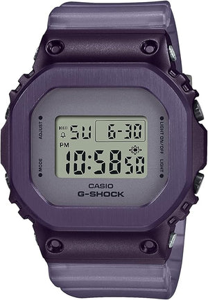 CASIO G-SHOCK MIDNIGHT FOG SERIES METAL COVERED PURPLE LADIES WATCH GM-S5600MF-6JF