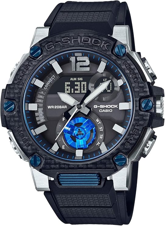 CASIO G-SHOCK G-STEEL SOLAR SMARTPHONE-LINKED CARBON BEZEL BLACK MEN WATCH GST-B300XA-1AJF