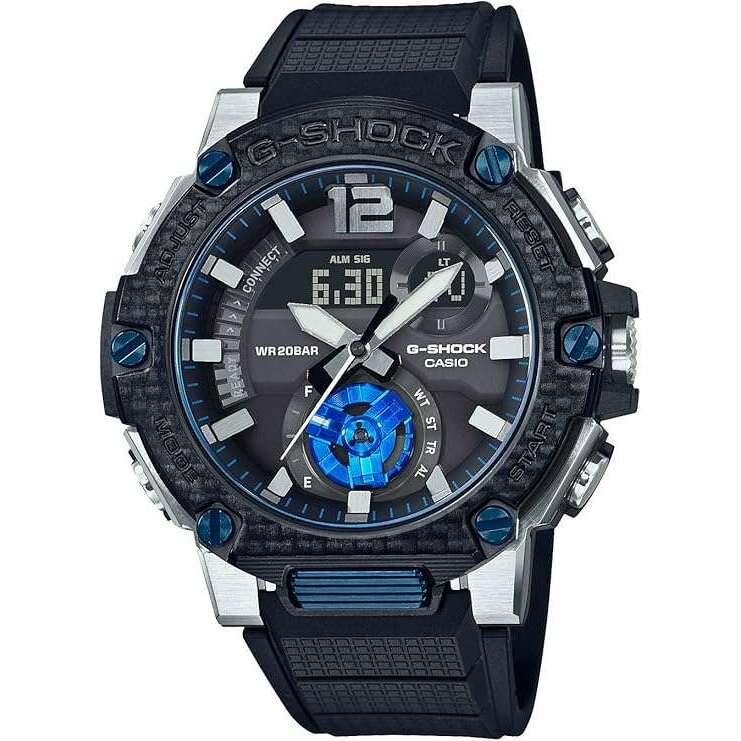 ROOK JAPAN:CASIO G-SHOCK G-STEEL SOLAR SMARTPHONE-LINKED CARBON BEZEL BLACK MEN WATCH GST-B300XA-1AJF,JDM Watch,Casio G-Shock