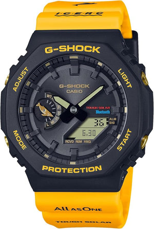 CASIO G-SHOCK LOVE THE SEA AND THE EARTH ICERC JAPAN COLLAB SOLAR YELLOW MEN WATCH GA-B2100K-9AJR