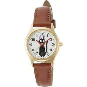 ROOK JAPAN:ALBA GHIBLI COLLABORATION KIKI'S DELIVERY SERVICE JIJI DESIGN BROWN LADIES WATCH ACCK405,Fashion Watch,ALBA