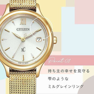 ROOK JAPAN:CITIZEN XC MIZU COLLECTION ECO-DRIVE WARM GOLD STRAP LADIES WATCH EW2633-50A,JDM Watch,Citizen xC