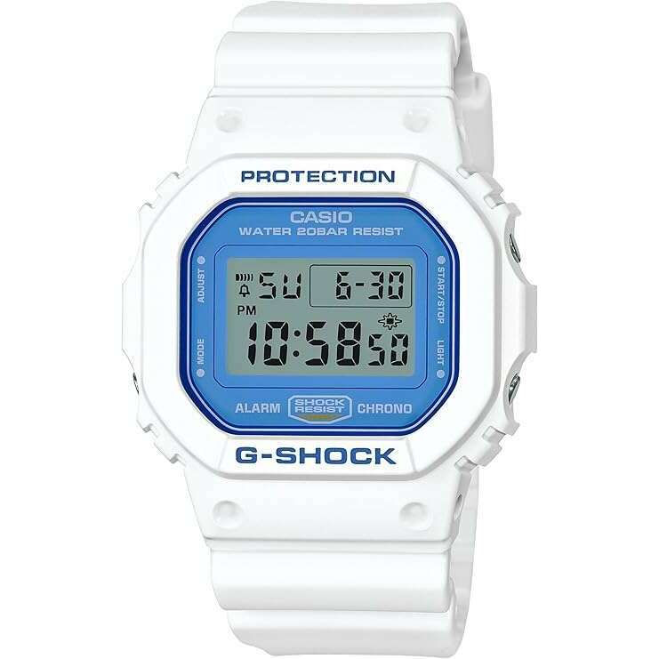 ROOK JAPAN:CASIO G-SHOCK MASTER OF G MUDMASTER WHITE & BLUE DIGITAL UNISEX WATCH DW-5600WB-7JF,JDM Watch,Casio G-Shock