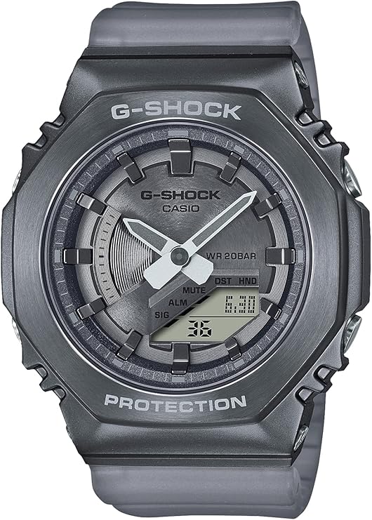 CASIO G-SHOCK MIDNIGHT FOG SERIES MID-SIZE MODEL METAL COVERED BLACK LADIES WATCH GM-S2100MF-1AJF