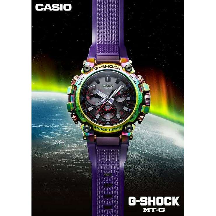 ROOK JAPAN:CASIO G-SHOCK MT-G BLUETOOTH RADIO SOLAR PURPLE SKELETON MEN WATCH MTG-B3000PRB-1AJR,JDM Watch,Casio G-Shock