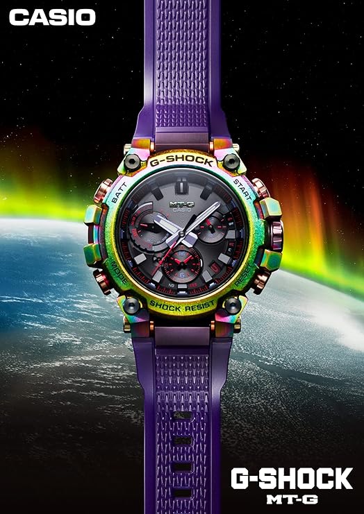 CASIO G-SHOCK MT-G BLUETOOTH RADIO SOLAR PURPLE SKELETON MEN WATCH MTG-B3000PRB-1AJR