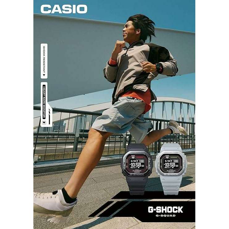 ROOK JAPAN:CASIO G-SHOCK G-SQUAD WEB-EXCLUSIVE BLUETOOTH GREY MEN WATCH DW-H5600MB-8A9JR,JDM Watch,Casio G-Shock