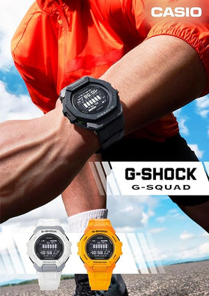 CASIO G-SHOCK G-SQUAD BLUETOOTH DAY-DATE DIGITAL YELLOW MEN WATCH GBD-300-9JF