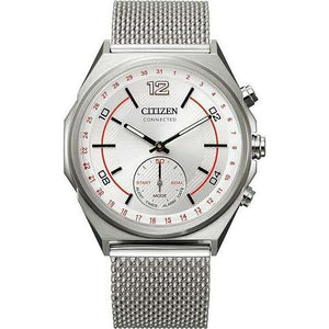 ROOK JAPAN:CITIZEN CONNECTED BLUETOOTH ANALOG SILVER STRAP WHITE DIAL MEN WATCH CX0000-71A,JDM Watch,The Citizen