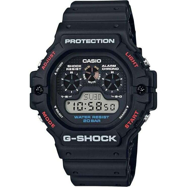 ROOK JAPAN:CASIO G-SHOCK BLACK RUBBER STRAP DIGITAL DIAL MEN WATCH DW-5900-1JF,JDM Watch,Casio G-Shock