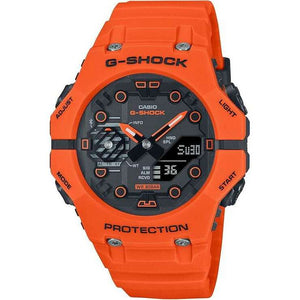 ROOK JAPAN:CASIO G-SHOCK BLUETOOTH DAY-DATE ANALOG DIGITAL DIAL ORANGE STRAP MEN WATCH GA-B001FL-4AJF,JDM Watch,Casio G-Shock