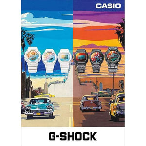 ROOK JAPAN:CASIO G-SHOCK BEACH TIME LAPSE SERIES WHITE STRAP MEN WATCH GA-2100TL-7AJF,JDM Watch,Casio G-Shock