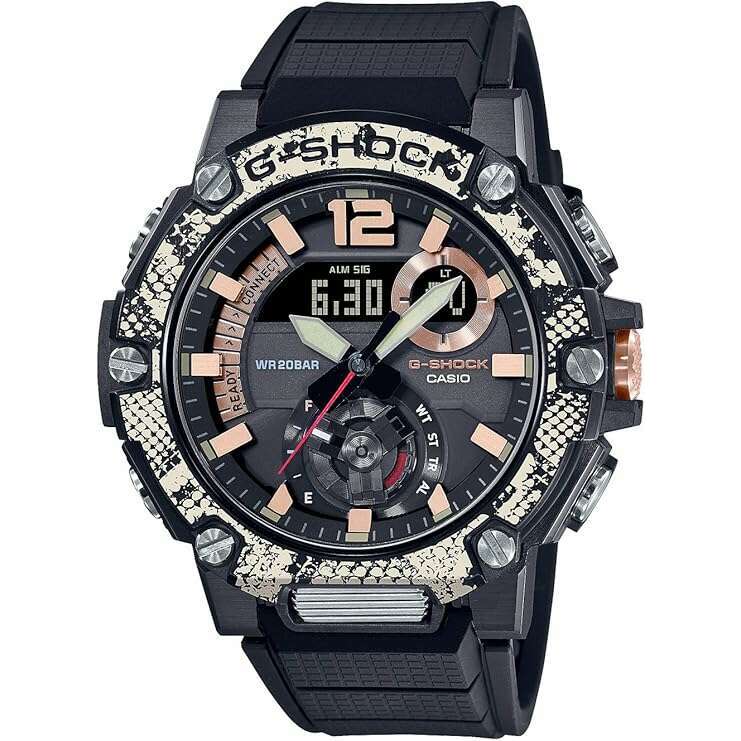 ROOK JAPAN:CASIO G-SHOCK G-STEEL WILDLIFE PROMISING COLLABORATION BLACK MEN WATCH GST-B300WLP-1AJR,JDM Watch,Casio G-Shock