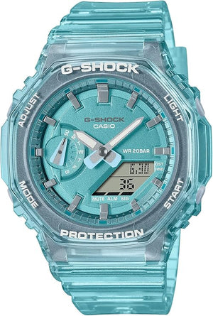 CASIO G-SHOCK MID-SIZE MODEL BLUE SKELETON LADIES WATCH GMA-S2100SK-2AJF