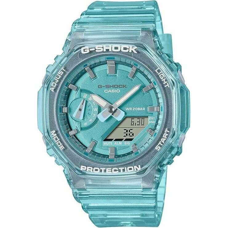 ROOK JAPAN:CASIO G-SHOCK MID-SIZE MODEL BLUE SKELETON LADIES WATCH GMA-S2100SK-2AJF,JDM Watch,Casio G-Shock