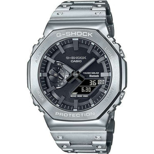 ROOK JAPAN:CASIO G-SHOCK BLUETOOTH FULL METAL SOLAR SILVER & BLACK MEN WATCH GM-B2100D-1AJF,JDM Watch,Casio G-Shock