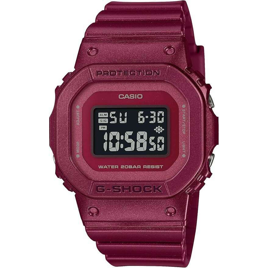 ROOK JAPAN:CASIO G-SHOCK MID-SIZE MODEL BLACK & RED SERIES DIGITAL LADIES WATCH GMD-S5600RB-4JF,JDM Watch,Casio G-Shock