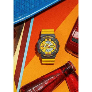 ROOK JAPAN:CASIO G-SHOCK YELLOW & GREY DAY-DATE ANALOG DIGITAL MEN WATCH GA-110Y-9AJF,JDM Watch,Casio G-Shock