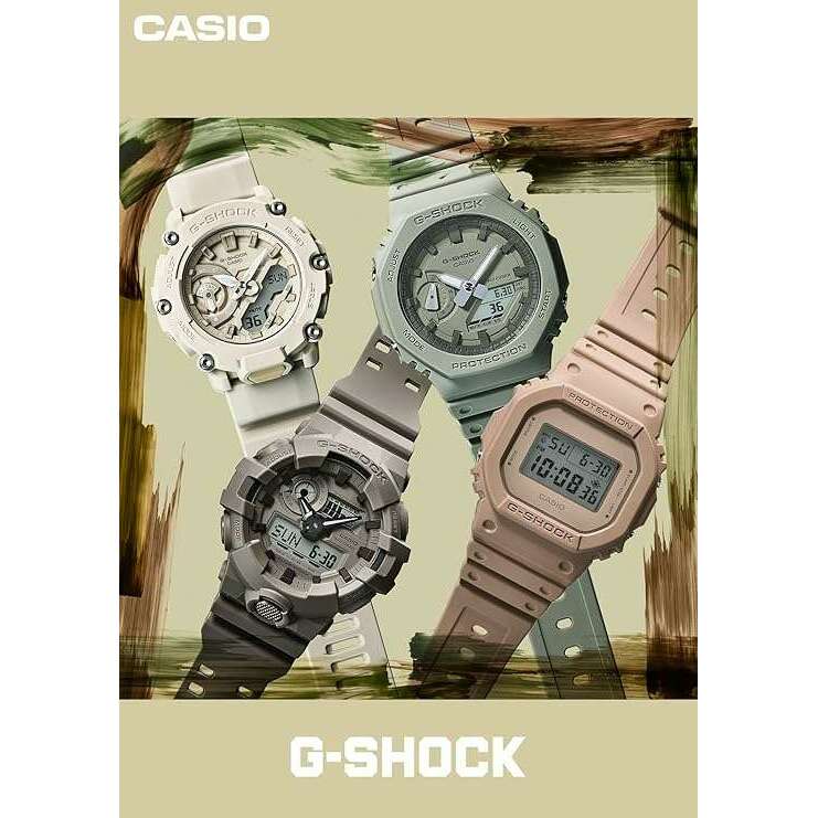 ROOK JAPAN:CASIO G-SHOCK NATURAL COLOR SERIES LIMITED MODEL DAY-DATE KHAKI MEN WATCH GA-2100NC-3AJF,JDM Watch,Casio G-Shock