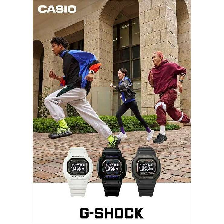 ROOK JAPAN:CASIO G-SHOCK G-SQUAD CARDIOMETER BLUETOOTH DIGITAL BLACK & BLUE MEN WATCH DW-H5600-1A2JR,JDM Watch,Casio G-Shock