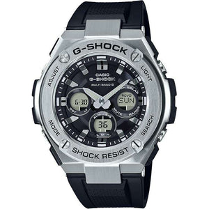 ROOK JAPAN:CASIO G-SHOCK G-STEEL RADIO SOLAR ANALOG DIGITAL DIAL BLACK & SILVER MEN WATCH GST-W310-1AJF,JDM Watch,Casio G-Shock