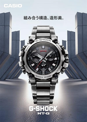 CASIO G-SHOCK MT-G BLUETOOTH RADIO SOLAR SILVER MEN WATCH MTG-B3000D-1AJF