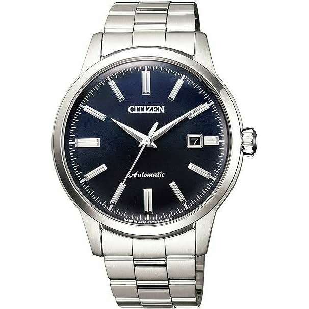 ROOK JAPAN:CITIZEN COLLECTION CLASSICAL SERIES MECHANICAL SILVER STRAP BLUE DIAL MEN WATCH NK0000-95L,JDM Watch,Citizen Collection