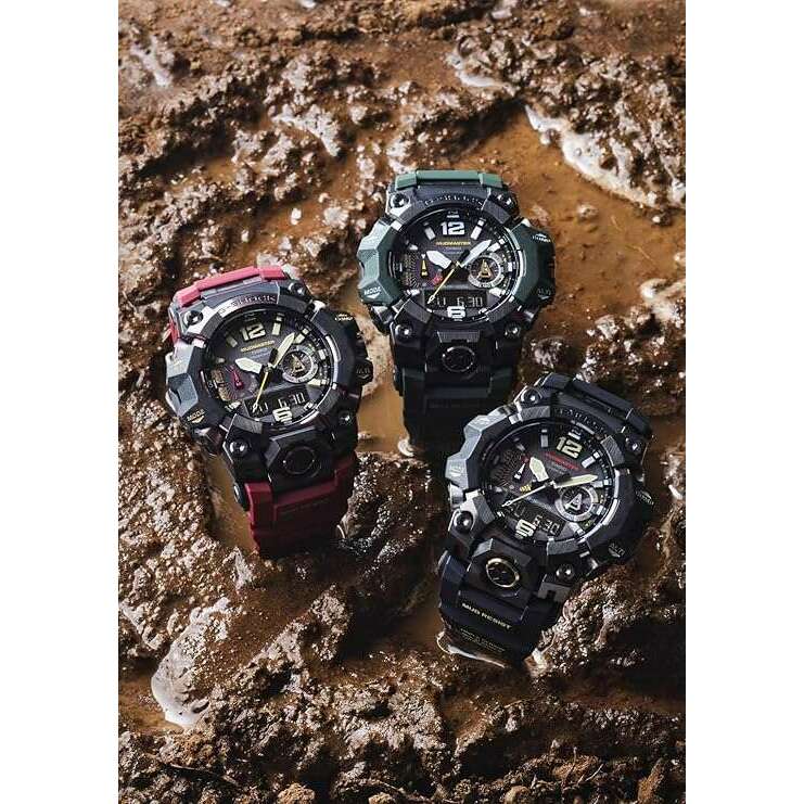 ROOK JAPAN:CASIO G-SHOCK MASTER OF G MUDMASTER SERIES ANALOG DIGITAL BLACK MEN WATCH GWG-B1000-1AJF,JDM Watch,Casio G-Shock