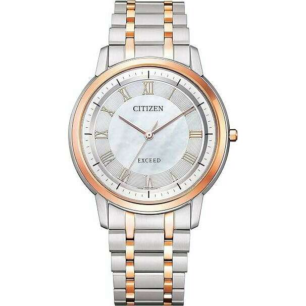 ROOK JAPAN:CITIZEN EXCEED ANALOG GOLDEN & PEARL COLOR TITANIUM MEN WATCH AR4004-71D,JDM Watch,Citizen Exceed