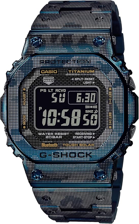 CASIO G-SHOCK BLUETOOTH RADIO SOLAR CAMOUFLAGE DIGITAL MEN WATCH GMW-B5000TCF-2JR