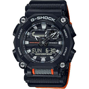 ROOK JAPAN:CASIO G-SHOCK ANALOG DIGITAL BLACK & ORANGE MEN WATCH GA-900C-1A4JF,JDM Watch,Casio G-Shock