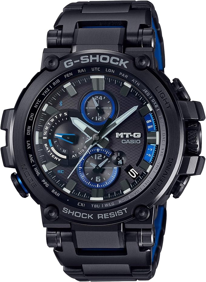 CASIO G-SHOCK MT-G BLUETOOTH RADIO SOLAR BLACK MEN WATCH MTG-B1000BD-1AJF