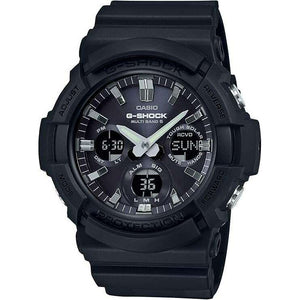 ROOK JAPAN:CASIO G-SHOCK RADIO SOLAR ANALOG DIGITAL DIAL ALL BLACK MEN WATCH GAW-100B-1AJF,JDM Watch,Casio G-Shock