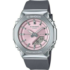 ROOK JAPAN:CASIO G-SHOCK METAL COVERED ANALOG DIGITAL BLACK & PINK LADIES WATCH GM-S2110-4AJF,JDM Watch,Casio G-Shock