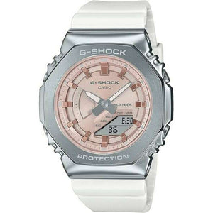 ROOK JAPAN:CASIO G-SHOCK PRECIOUS HEART SELECTION METAL COVERED WHITE & PINK LADIES WATCH GM-S2100WS-7AJF,JDM Watch,Casio G-Shock