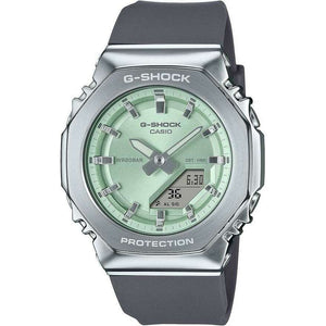 ROOK JAPAN:CASIO G-SHOCK METAL COVERED ANALOG DIGITAL BLACK & GREEN LADIES WATCH GM-S2110-3AJF,JDM Watch,Casio G-Shock