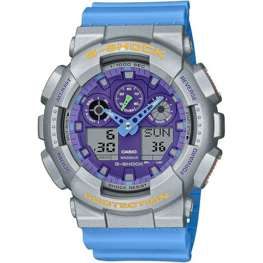 ROOK JAPAN:CASIO G-SHOCK EUPHORIA SERIES BLUE ANALOG DIGITAL MEN WATCH GA-100EU-8A2JF,JDM Watch,Casio G-Shock