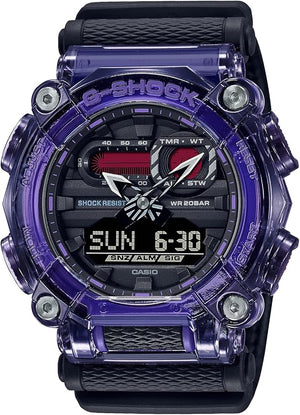 CASIO G-SHOCK ANALOG DIGITAL PURPLE & BLACK MEN WATCH GA-900TS-6AJF