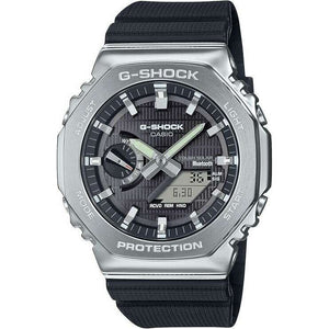 ROOK JAPAN:CASIO G-SHOCK METAL COVERED BLUETOOTH SOLAR BLACK RUBBER STRAP MEN WATCH GBM-2100-1AJF,JDM Watch,Casio G-Shock