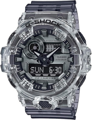 CASIO G-SHOCK CLEAR SKELETON ANALOG DIGITAL MEN WATCH GA-700SK-1A