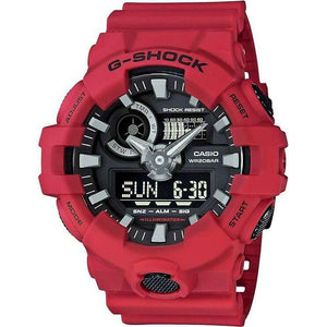 ROOK JAPAN:CASIO G-SHOCK ANALOG DIGITAL RED & BLACK MEN WATCH GA-700-4AJF,JDM Watch,Casio G-Shock