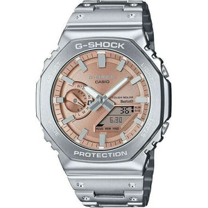 ROOK JAPAN:CASIO G-SHOCK BLUETOOTH FULL METAL SOLAR SILVER & COPPER MEN WATCH GM-B2100AD-5AJF,JDM Watch,Casio G-Shock