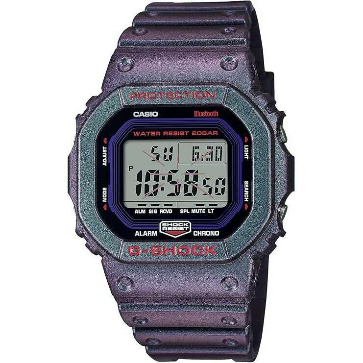 ROOK JAPAN:CASIO G-SHOCK BLUETOOTH DAY-DATE DIGITAL DIAL PURPLE & GREEN MEN WATCH DW-B5600AH-6JF,JDM Watch,Casio G-Shock